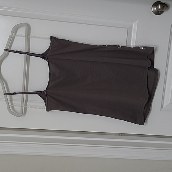 Rue21 XL charcoal and silver sequin tank top - Picture 4 of 8